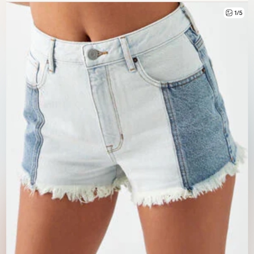 PacSun Blue and White Jean Shorts Sz 27 *